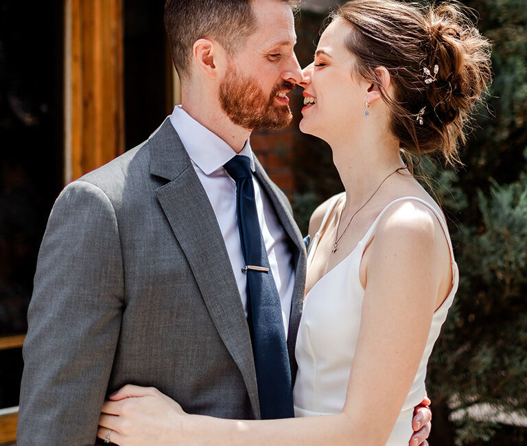 Bridge and groom in Fishtown