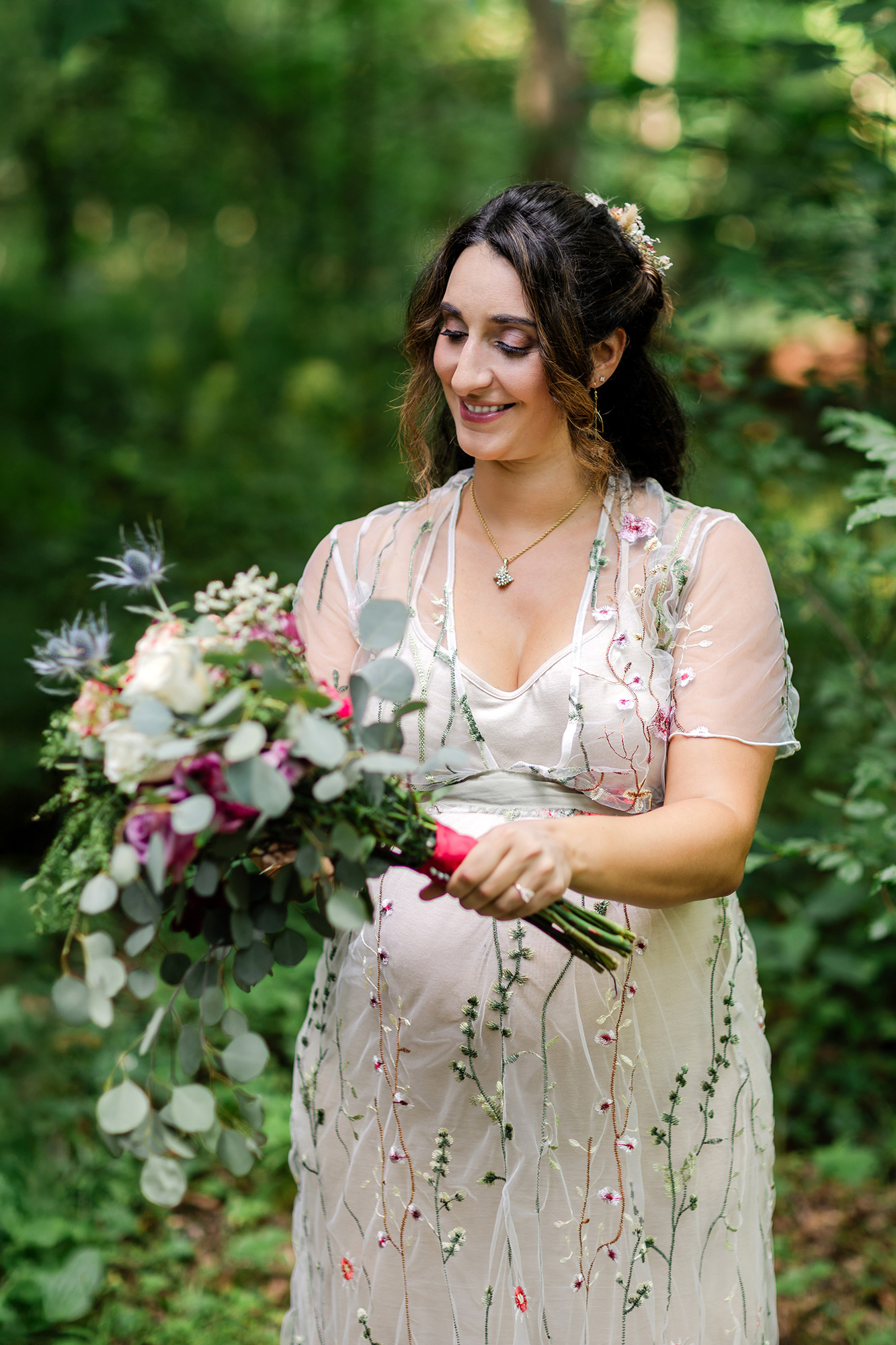 Bride in the Wissahickon
