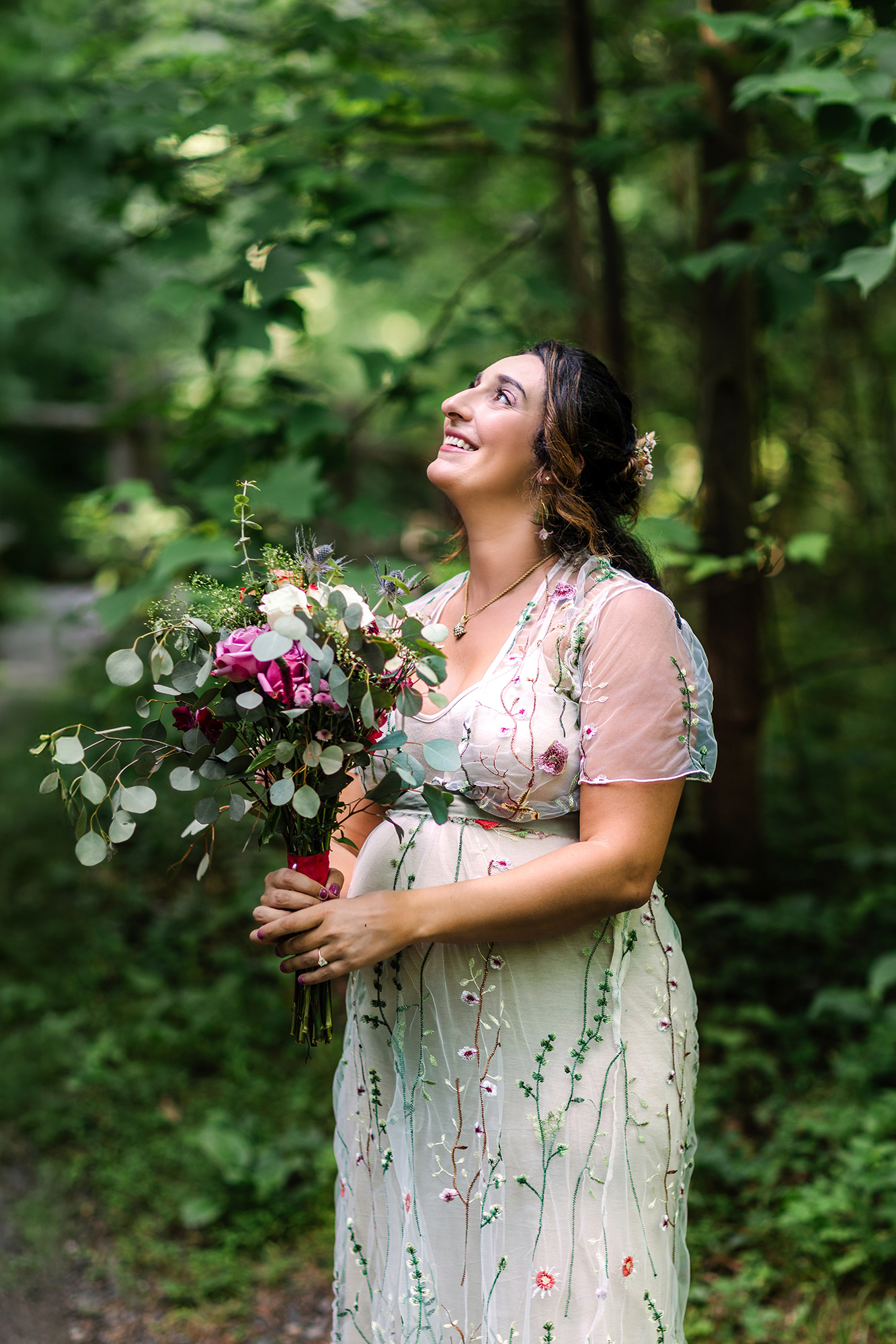Bride in the Wissahickon